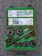Greenlee 7238SB Slug Buster Knockout Kit Ratchet Wrench Punch Set 1/2 In... - $131.12