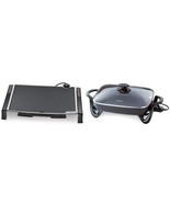 Presto 07073 Electric Tilt-N-fold Griddle, 19&quot;, Black &amp; 06852 16-Inch El... - $208.99