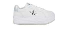 Calvin Klein Women Sneakers - 10.5 US EU 41 Silver Fashion Casual Shoes New - $179.09 CAD
