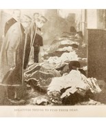 1904 Relatives Look Through Dead Chicago Iroquois Theater Fire Disaster ... - €26,04 EUR