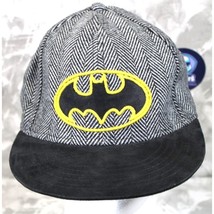 Bat Man Logo Wool Laine Polyester Blend Premium Herringbone Hat Strap Ba... - $8.80