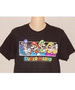 Super Mario Video Game T-Shirt Men&#39;s Size Small Black NEW Nintendo Luigi... - £12.08 GBP