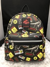 Jurassic Park Warning Signs Mini-Backpack - Entertainment Earth Exclusive - £31.44 GBP