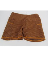 NWT Tasada Orange/Blk Rear Enforced Workout Shorts Butt Lifting Pockets L - €11,48 EUR