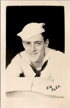 RPPC Cracker Jack Sailor Kid Shea Portrait Real Photo Postcard V15 - £10.43 GBP