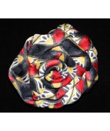 Handmade Up-cycled Red, White and Blue Rosette Necktie Statement Pin - $12.00