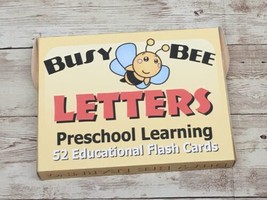 LETTERS - Busy Bee Preschool Learning - 52 Educational Flash Cards - £7.14 GBP