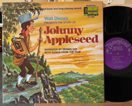 Walt Disney The Story Of Johnny Appleseed Vinyl LP Storybook Disneyland ST-3996 - £10.14 GBP