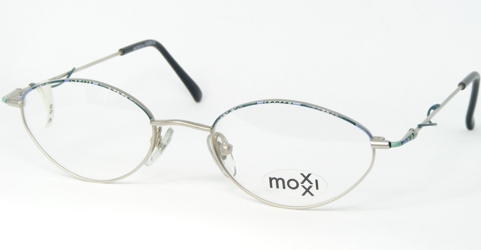 Vintage MOXXI by VISIBILIA 9269 655 SILVER /MULTICOLOR EYEGLASSES 50-20-... - $59.02