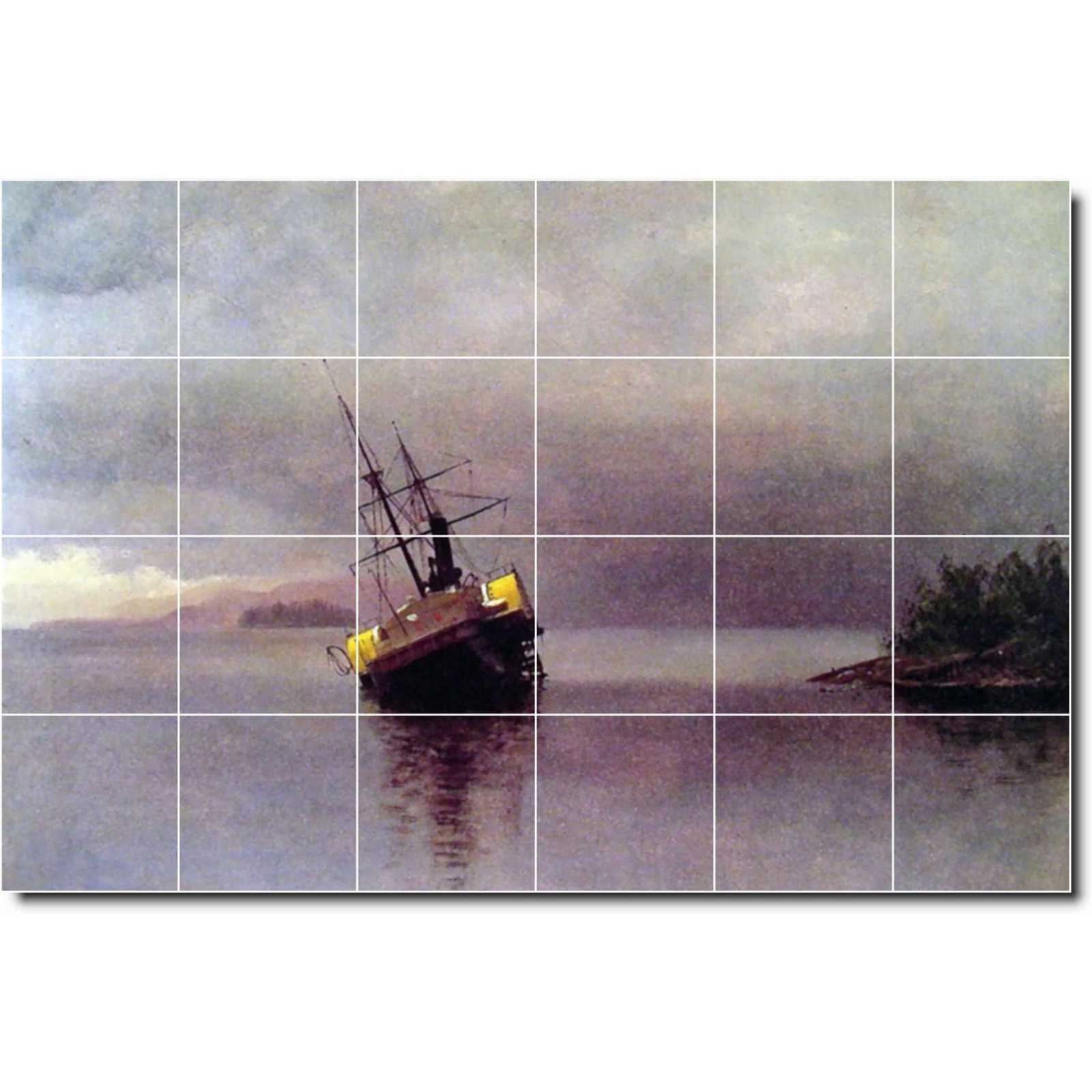 Bierstadt albert wreck of the ancon in loring bay