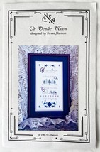 Oh Gentle Moon Cross Stitch Pattern w/28 Count Fabric &amp; Charms - Stitchers Attic - £14.91 GBP