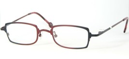 L.A. Eyeworks Hoppy 539 Black Gradient Burgundy Eyeglasses Lae Los Angeles 45mm - £108.81 GBP