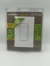 LUTRON eco-dim White Single Pole OR 3 Way Dimmer DVW-603PGH-WH - $24.99