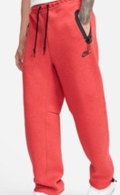 Nike Sportswear Tech Fleece Open Hem Sweatpants Mens Large Tall  Red FB8... - $2,403.44 MXN