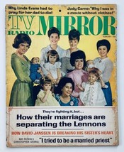VTG TV Radio Mirror Magazine February 1967 Vol 67 #3 The Lennons No Label - £11.12 GBP