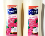 2 Pack Suave Limited Edition Tahitian Escape Coconut Milk Hibiscus Body ... - £18.97 GBP