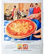 Chef Boy Ar Dee pizza family college kids guitar trumpet 1964 Vintage Pr... - $15.63 CAD