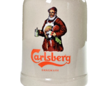 Vintage Carlsberg Danemark Beer Stein Mug Stoneware 0.5 L GERZ W. German... - $17.99