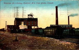 Canadian Private Post CARD- Dominion No.4 Colliery, Cape Breton, Canada BK40 - £3.15 GBP