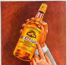 1940 I.W. Harper Kentucky Bourbon Whiskey Advertisement In Bond Distille... - $467.85 MXN