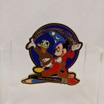 Artist Signed Artist Choice LE 10,000 Mickey Sorcerer &amp; Donald Disney Pin 1387 - £20.72 GBP