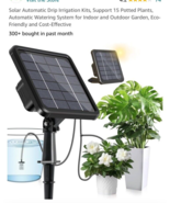 Moistenland Solar Powered Automatic Watering System SWP-301 Anti Siphon ... - $19.68