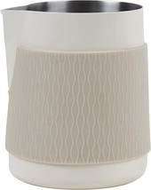 IKAPE 15oz Handleless Milk Frothing Pitcher, Sharp Spout, Silicone Grip,... - $25.73