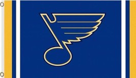 St. Louis Blues Custom Flag 3X5Ft Polyester Digital Print Banner USA - £12.57 GBP