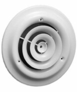 American Metal Products 1500W6 6-Inch White Round Ceiling Diffuser Ceili... - $25.33