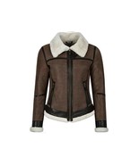 Women Winter Leather Jacket Vintage Biker Café Racer Designer Distressed Genuine - $276.72 CAD