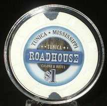 (1) $1. ROADHOUSE Casino Chip - Tunica, Mississippi - 2009 - £10.97 GBP