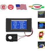 100A LCD Digital Ammeter/Voltmeter with Overload Alarm for AC Power Moni... - $609.10 MXN