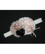 NEW "THANKSGIVING Shabby Flower" Chiffon Flower Headband Girls Hair Bow Hairbow  - $5.99