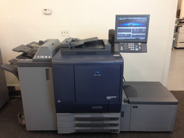 Konica Minolta Bizhub Pro C6000L Copier Printer Scanner Finisher LCT, only 122k - $21,770.10
