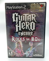 Guitar Hero Encore Rocks The 80s PS2 (Playstation 2) 100% Game, Manual, Poster - £8.22 GBP