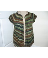 Handmade vest knit acrylic  - $30.00
