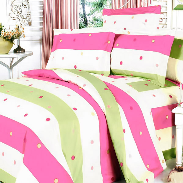 [Colorful Life] 100% Cotton 3PC Sheet Set (Twin Size)