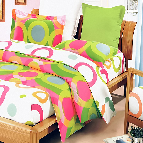 [Rhythm of Colors] 100% Cotton 4PC Sheet Set (Full Size)