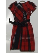 Ralph Lauren Black Red White Plaid Dress Bloomers 2 Piece Set 9 Month - £15.97 GBP