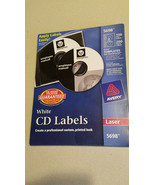 Avery #5698 CD Labels for Laser Printers White Labels (NEW) - £31.15 GBP