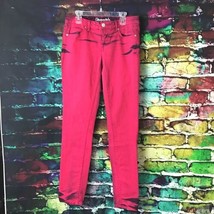 AEROPOSTALE WOMENS RED And Black SKINNY JEGGINGS SIZE 6 Reg. - £10.64 GBP