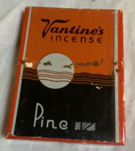 Vintage 1920&#39;s Vantine&#39;s Incense: Pine, Cardboard Box Only - £5.93 GBP