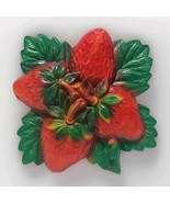 vintage Miller Studio 1967 Chalkware Cluster Of strawberries wall plaque... - €12,99 EUR