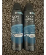 2 Cans Dove Men + Care Dry Spray Antiperspirant Clean Comfort 3.8 oz EXP... - $15.87 CAD