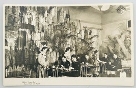 Vtg 1940&#39;s WWII EKC RPPC Clifton&#39;s Pacific Seas Restaurant w/ Army &amp; Navy - £18.19 GBP