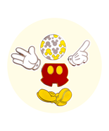 Mickey Mouse Disney Pins: Mickey Body Icons, Gloves, Pants, Shoes - $88.76 CAD
