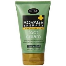 Shikai Borage Therapy Natural Dry Skin Foot Cream, Combat Dry, Cracked a... - $13.39