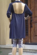 Long Sleeve A-Line Athletic Dress by Jijil, size small, navy color - $6.44