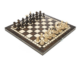 Chess Set Paris - High quality, beautiful design,wooden, folding, gift item - $63.41