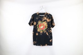 Vtg Mens S Spell Out Acid Wash United States Marine Corps Short Sleeve T-Shirt - £23.40 GBP